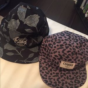 SET OF 2 Unisex 5 panel Hat